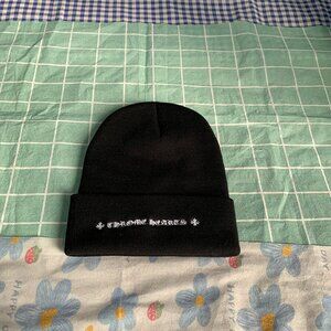 Chrome Hearts Black Print Beanie